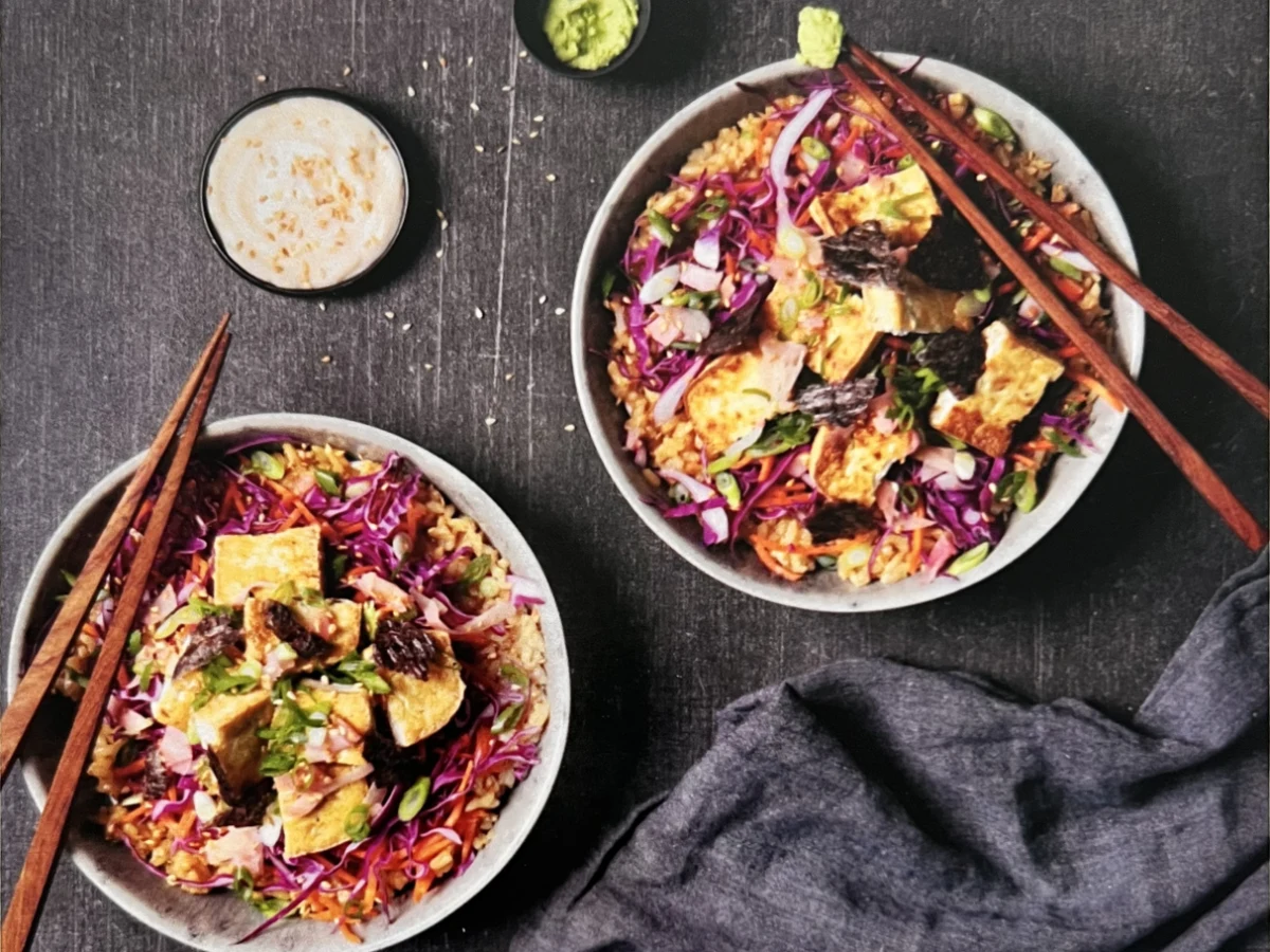 Crispy Tofu Sushi Bowl