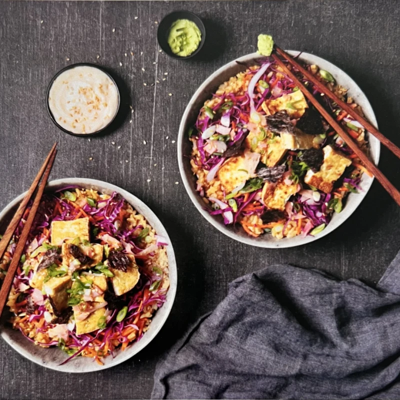 Crispy Tofu Sushi Bowl