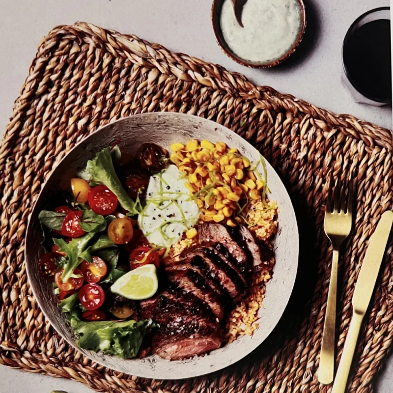 Flaming Cajun Sirloin