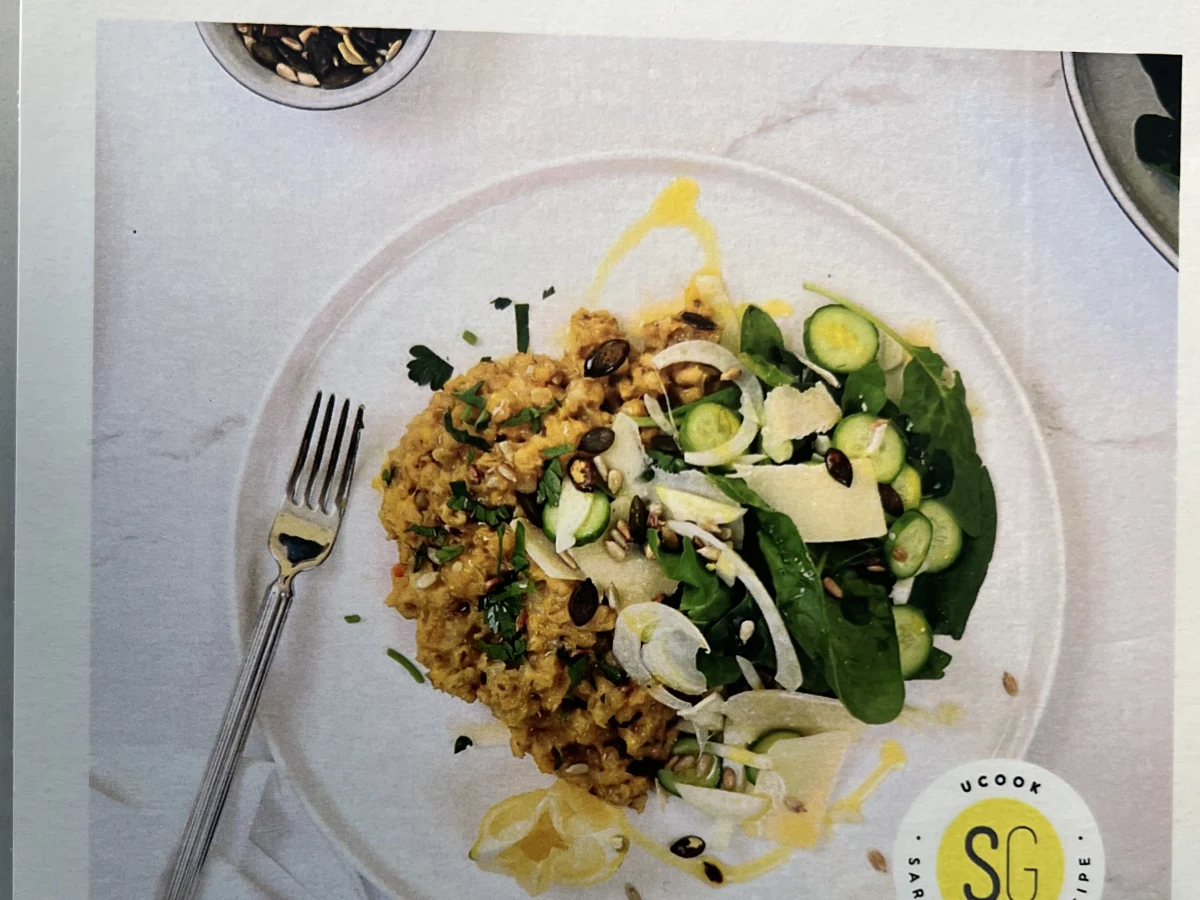 Gem Squash & Barley Risotto