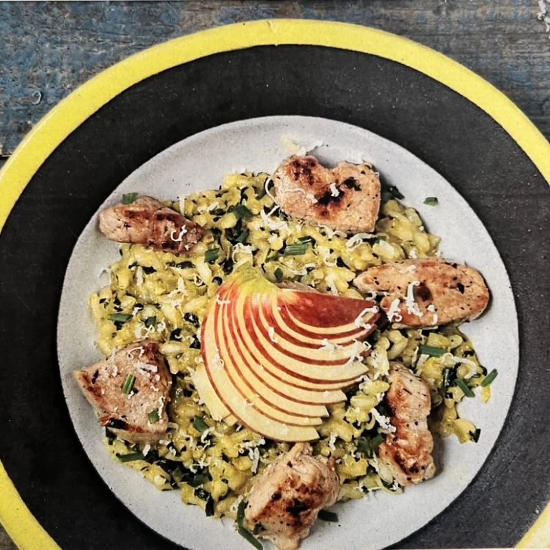 Leek & Spinach Risotto