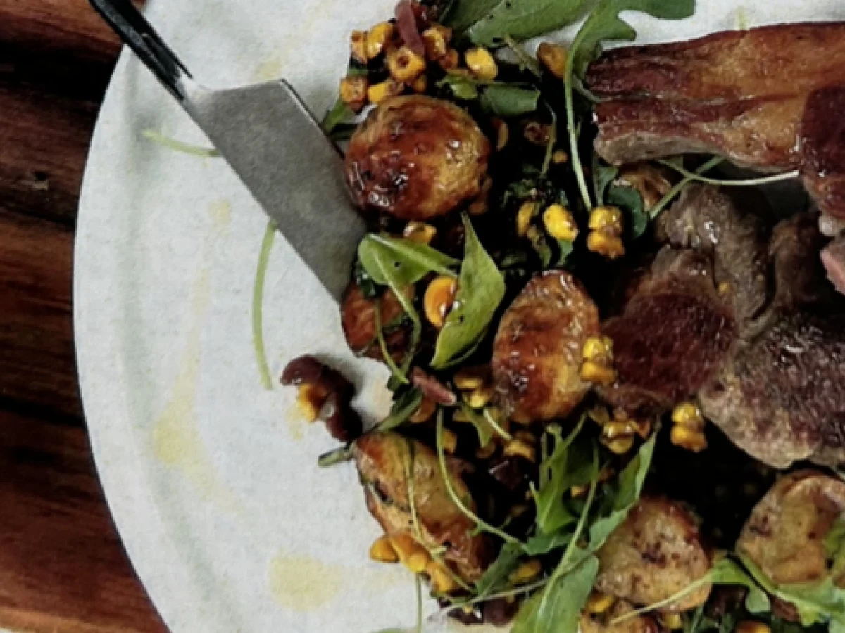 Lekker Lamb Chops & Potato Salad