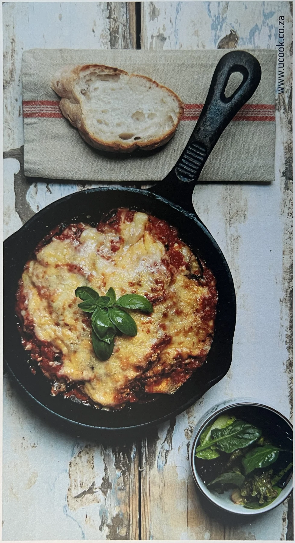 Front of the Melanzane alla Parmigiana card