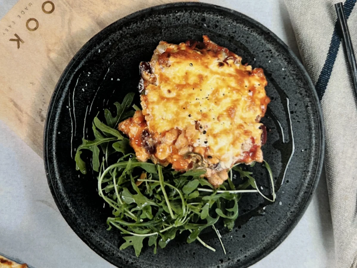 Mexican Bean Tortilla Lasagna